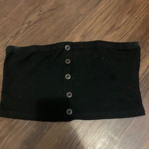 Black shein tube top